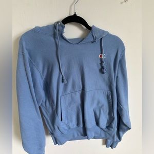 Blue champion hoodie men’s small